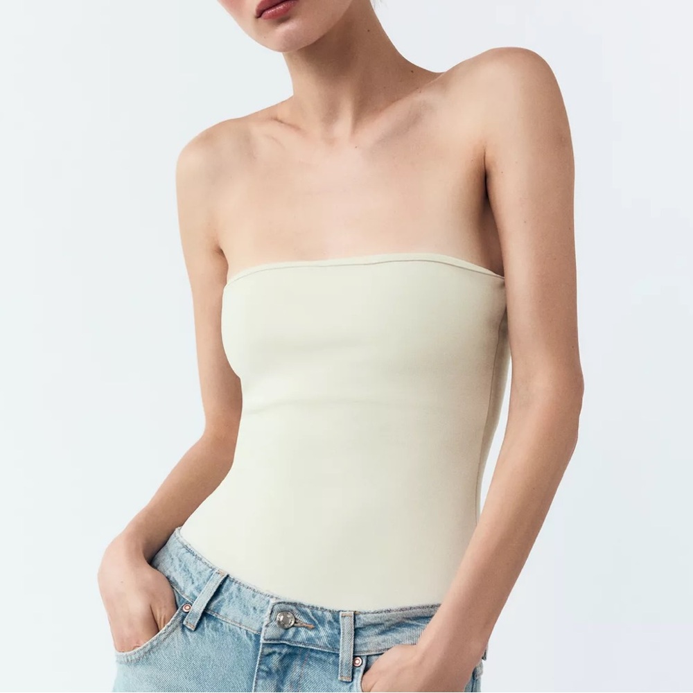 ZARA BANDEAU BODYSUIT
